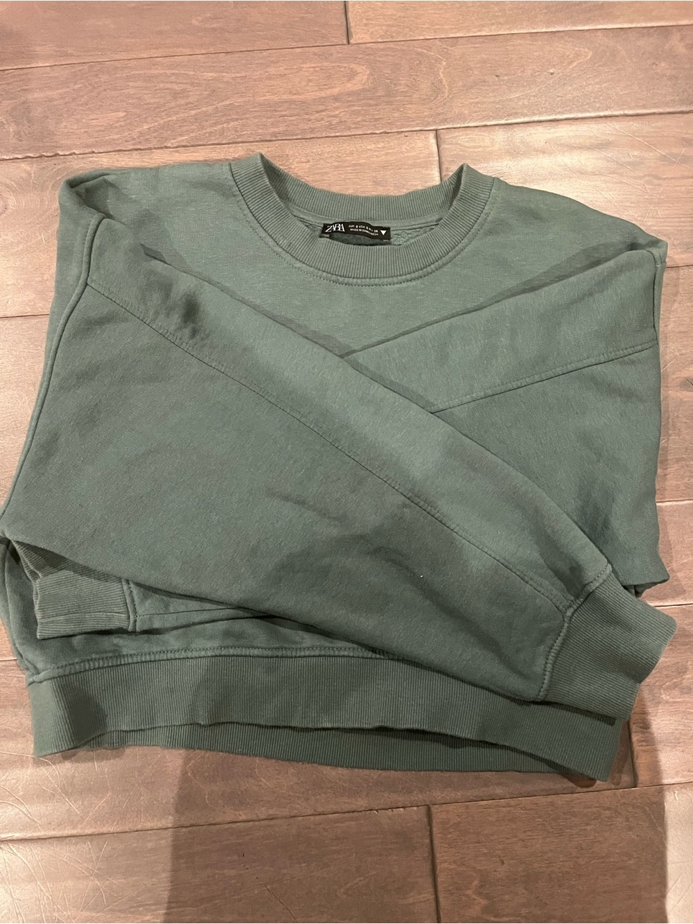 Zara Women’s Crewneck Sweatshirt - Green